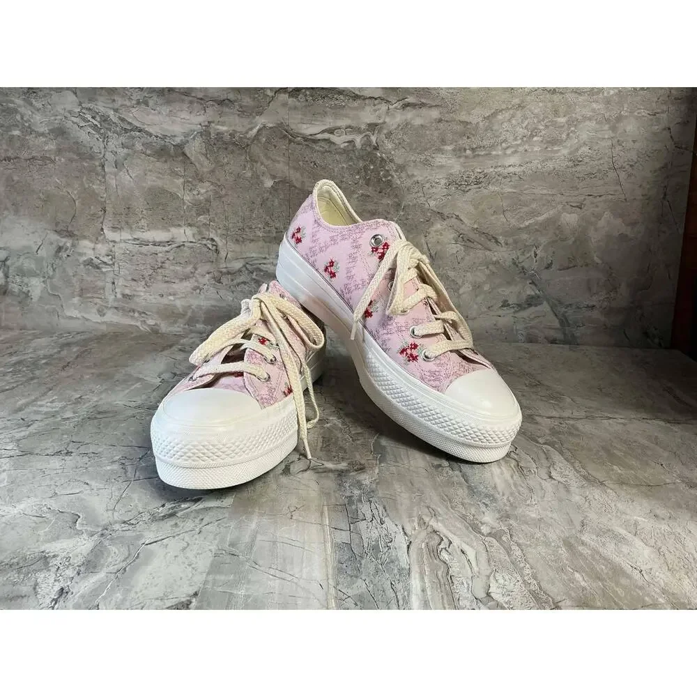 Converse Chuck Taylor All Star LIFT PLATFORM Sneaker bordeaux da Donna - Picture 6 of 9